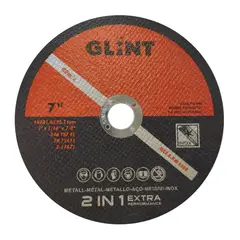 GENERICO - Disco De Corte Metal Milimétrico 25und (7pulgadas X1,6mm)acero-inox