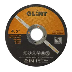 GENERICO - Disco De Corte Metal-inox Pack 25und Milimétrico (41/2X1,0mm) Weldfan