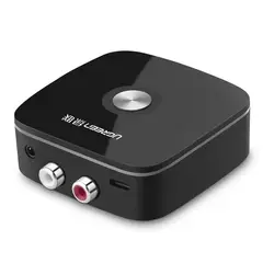 UGREEN - Receptor Bluetooth 5.1 / 2RCA /AUX NEGRO