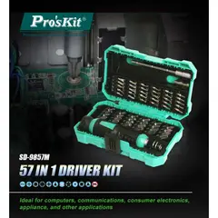 PROSKIT - PROKITS SD-9857TM KIT DE HERRAMIENTAS 57 EN 1