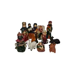 GENERICO - Pesebre Navidad Tamaño Gigante 11 pcs
