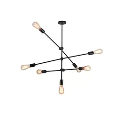 WANT - Lámpara Colgante 7xE-27 Diseño Orbit Incluye Ampolleta Fría