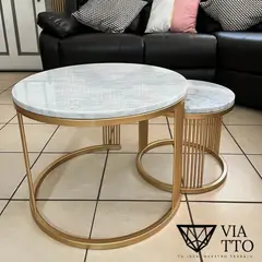 GENERICO - Mesa de centro Nido IIIIII - Màrmol Carrara - Viatto