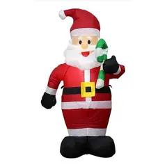 GENERICO - Navidad Santa Claus Viejo Pascuero Inflable Decoracion 1.20 metros
