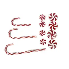 VATYERTY - 20 Piezas Bastones De Caramelo Decorativos De Navidad