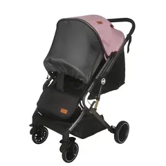 LUBABYCAS - Coche De Paseo Reversible Premium Rosado