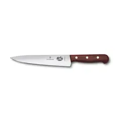 VICTORINOX - Cuchillo Cocina Rosewood color Café. Hoja 19 cm.
