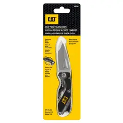 CAT - CUCHILLO NAVAJA PLEGABLE 980298 PUNTA CURVA
