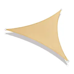 GENERICO - Toldo Vela Sombra Anti-Uv Triangular 3x3x3 Beige