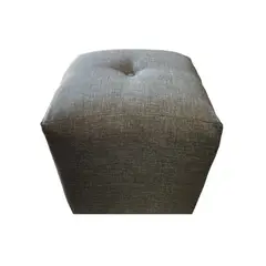 MUEBLES HVM - Puff Gris Lino