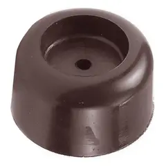 DVP - Tope De Puerta Redondo 30 Mm Plástico Café 60 Un