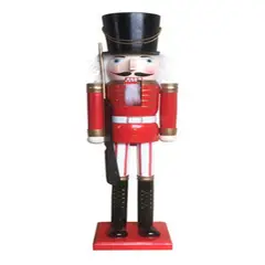 ARTIHOGAR - Cascanueces Gigante Soldado 120 Cm Madera Variados