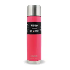 KEEP - TERMO BALA 1,0 LITROS RUBBER ROSADO