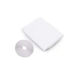 GENERICO - Malla Anti Mosquito Para Ventanas 150x150 Blanca Pack 2.