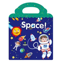 GENERICO - LIBRO DE STICKERS REUTILIZABLES DEL ESPACIO