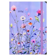 ANTARTICA LIBROS - Agenda 2024 Semanal 16 Meses Lavender Wildflowers