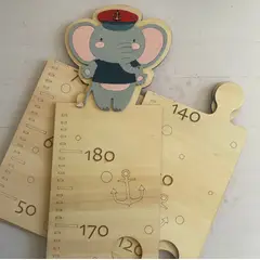 GENERICO - Medidor de Altura para pared diseño elefante