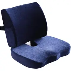 KUANGYE - Cojin Lumbar Ergonomico Y Asiento Ergonomico Para Sillas Kit