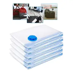 IRM - Bolsas Al Vacio Pack 12 80x110 Ropa Plumon Organizador Casa Compresion Hermetica Calidad FIGOIMPOR