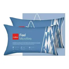 ROSEN - Pack 2 Almohadas Feel Microfibra King 50 X 90cm -