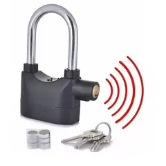 GENERICO - Candado Con Alarma Anti Robo De 110db Para Mayor Seguridad
