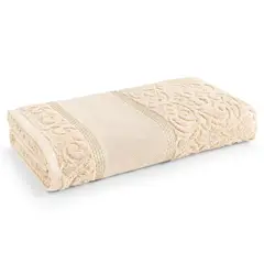 KARSTEN - Toalla de visita para bordar Melina II Beige