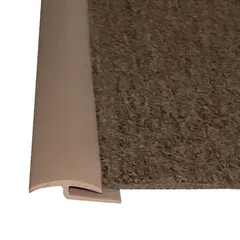 DVP - Cubrejunta Alfombra Tipo J Beige 35x2 mm 1 mt 10 un
