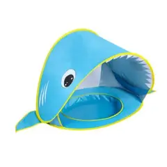 OEM - Piscina Para Niños Tipo Carpa para Bebes Portatil Celeste