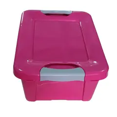 GENERICO - Set 3 cajas almacenamiento 14 litros color