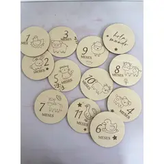 GENERICO - Placas cumple mes animales de granja