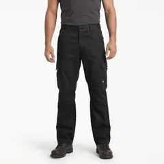 T-WORLD - Pantalón de trabajo cargo gabardina cintura elásticada