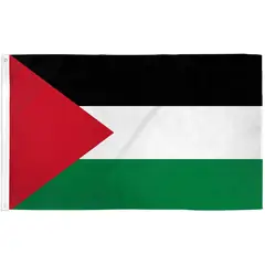 GENERICO - Bandera de Palestina de 90cm x 60cm