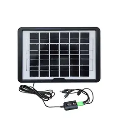 GENERICO - Panel Solar Portátil 6V 8W Multiuso
