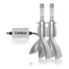 GENERICO - AMPOLLETAS TURBO LED H7 CON DISIPADOR DE CALOR
