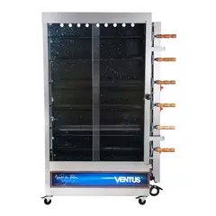 VENTUS - ASADOR DE POLLO 6 ESP. QUEM.TUBULAR MOD/PR-634N