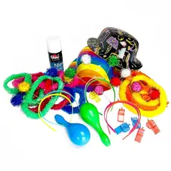 GLAM - Cotillon Fiestas Celebración Cumpleaños Año Nuevo Pack 10per