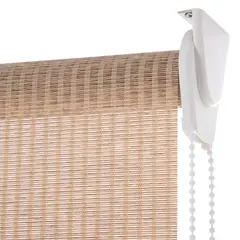 BERTEX - Cortina Roller Fibra 135cm de ancho x 170cm de alto Persiana