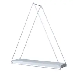 VEKKAHOME - REPISA TRIANGULAR TOTAL WHITE 37X10X40CM.