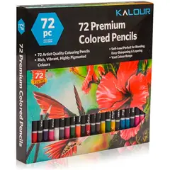 ESHOPANGIE - Juego 72 Lapices De Colores Arte Dibujo Color Vibrante