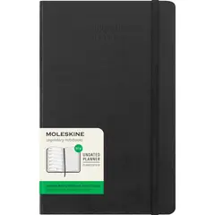 MOLESKINE - Agenda sin fecha - Semanal - T. Dura - Large - Negro