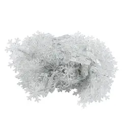VATYERTY - Led Copo De Nieve Para La Decoración Navideña 3m 20Led Blanco cálido