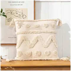 GENERICO - Pack de Fundas De Cojin Decorativa Diseño Boho 45x45 Cm