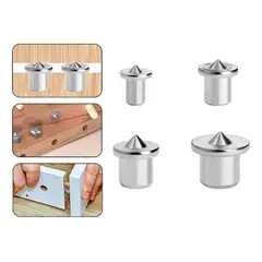 GENERICO - Marcador Guía Tarugos Madera 4pcs 6, 8, 10 Y 12mm