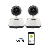 VIPA - Pack 2 Cámaras Seguridad IP Wifi Interior Modelo R15