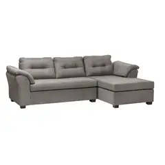 DECOOUTLET - Seccional Laos 265 Intercambiable Tela Gris