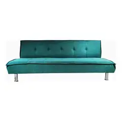 IMPORTCLICK - Futón Sofá Cama Ajustable 170x50x40 CM Turquesa - Verde