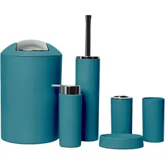 GENERICO - Set Juego De Baño 6 Piezas Accesorios Elegante verde