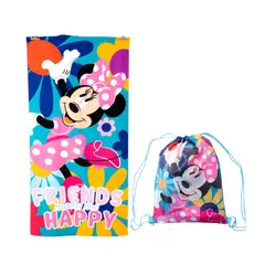 GENERICO - Toalla De Playa Infantil Con Morral - Friends Make Me Happy