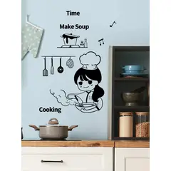 GENERICO - Pegatina de pared con estampado de figura y letra
