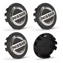 KUANGYE - Set 4 Pcs Tapas De Centro De Llanta 54mm Para Nissan
